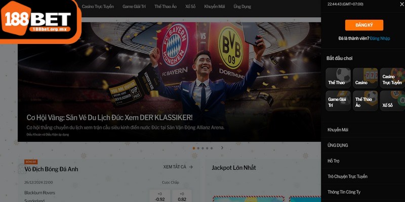 Các bước hướng dẫn chi tiết đăng ký 188BET an toàn