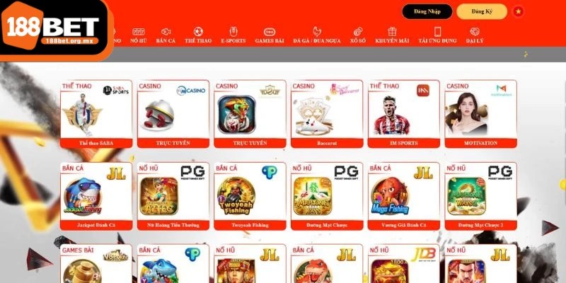 Nhà cái chuyên cung cấp các trò chơi độc đáo như E-sports, Đá Gà.