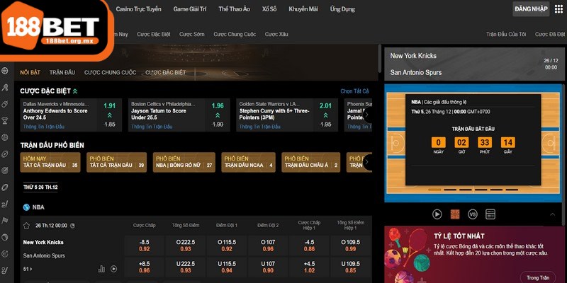 Thể thao 188BET - Trải nghiệm giải trí đỉnh cao bất tận 4 Thể thao 188BET là một không gian cá cược chuyên nghiệp, đẳng cấp